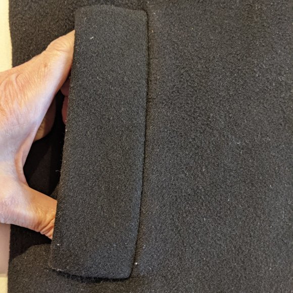 Jones New York Winter Wool Angora Collared Buttoned Swing Coat Size 8 - Picture 9 of 17